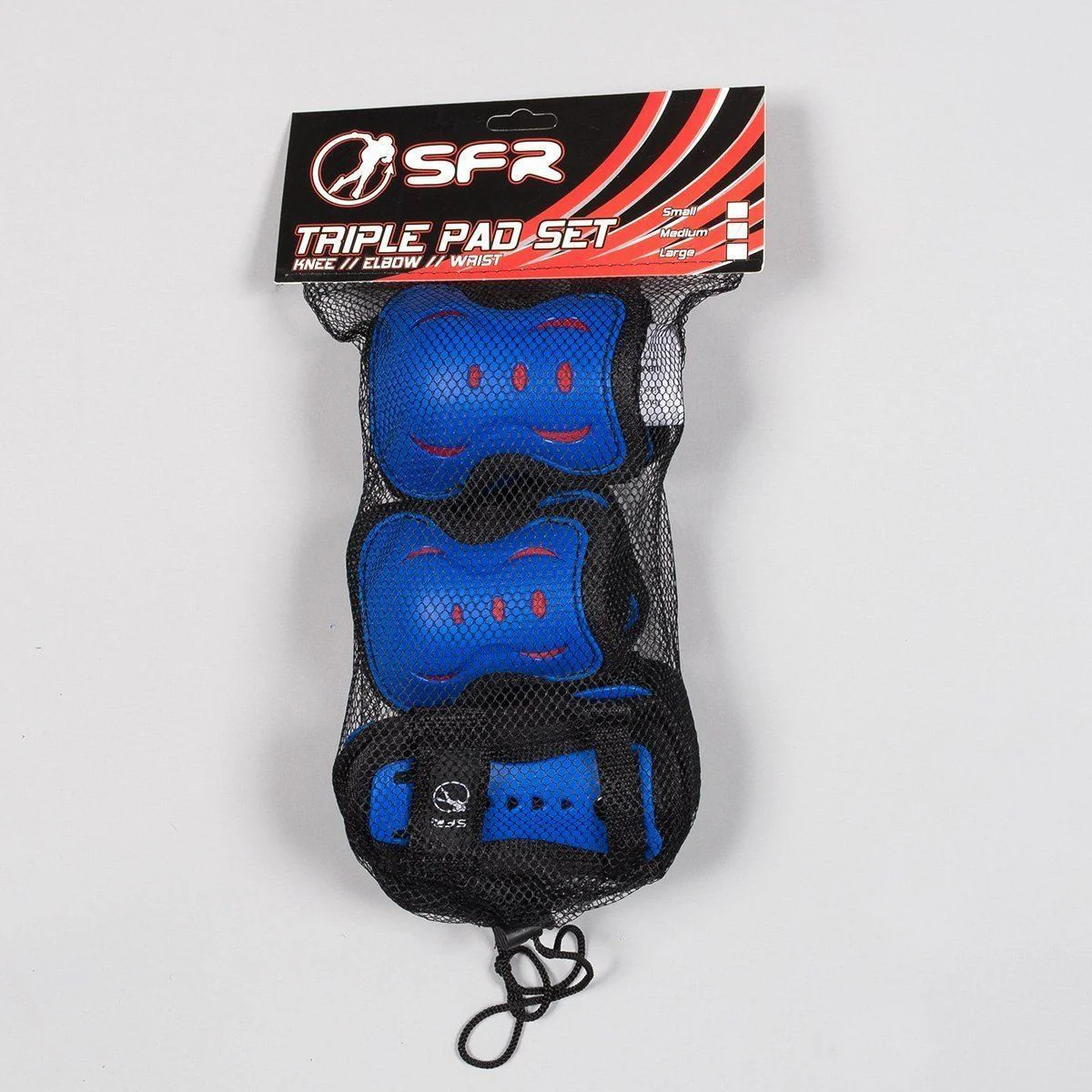 SFR Essential Triple Pad Set Blue/Black - Kids - Image 3