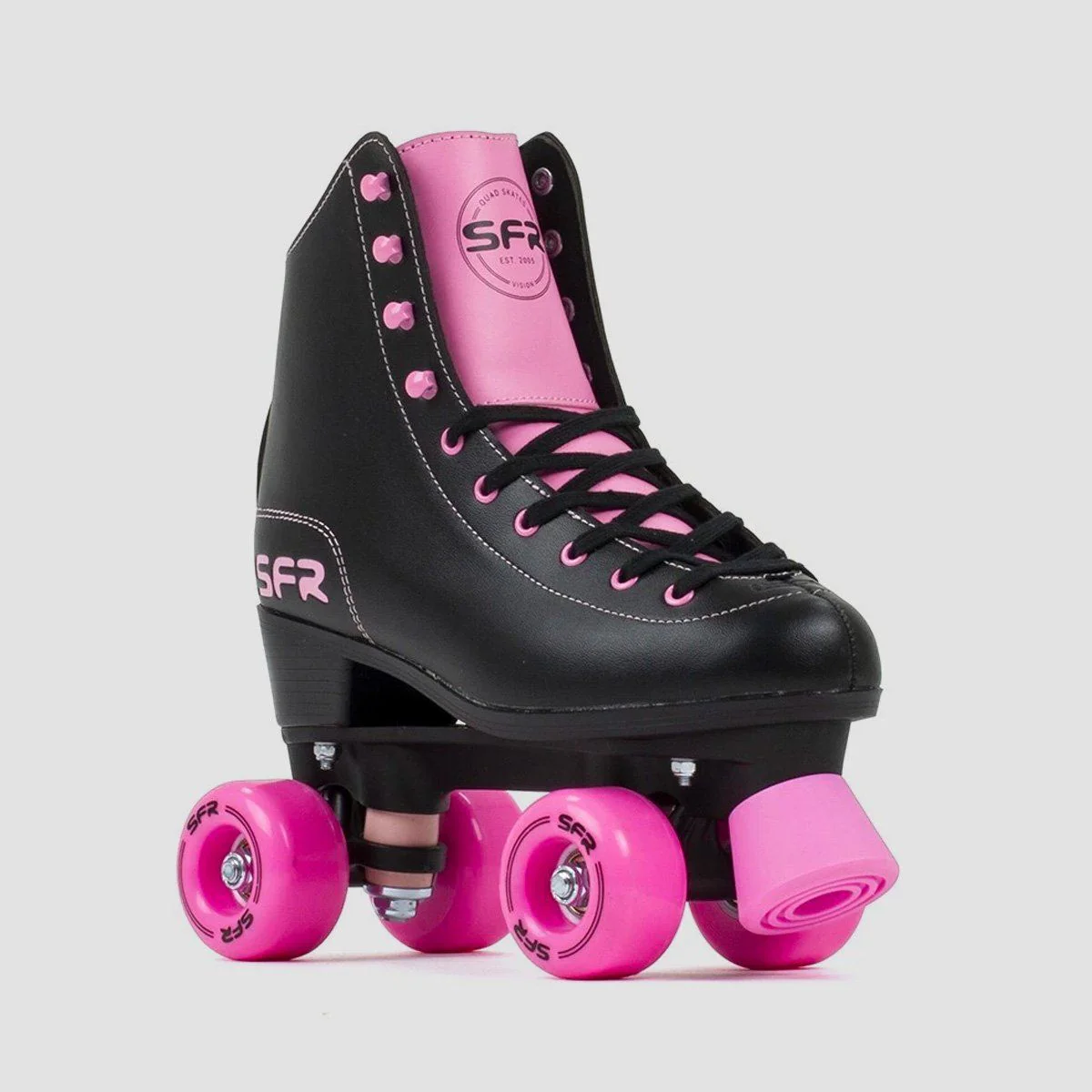 SFR Figure Quad Skates Black/Pink - Image 2