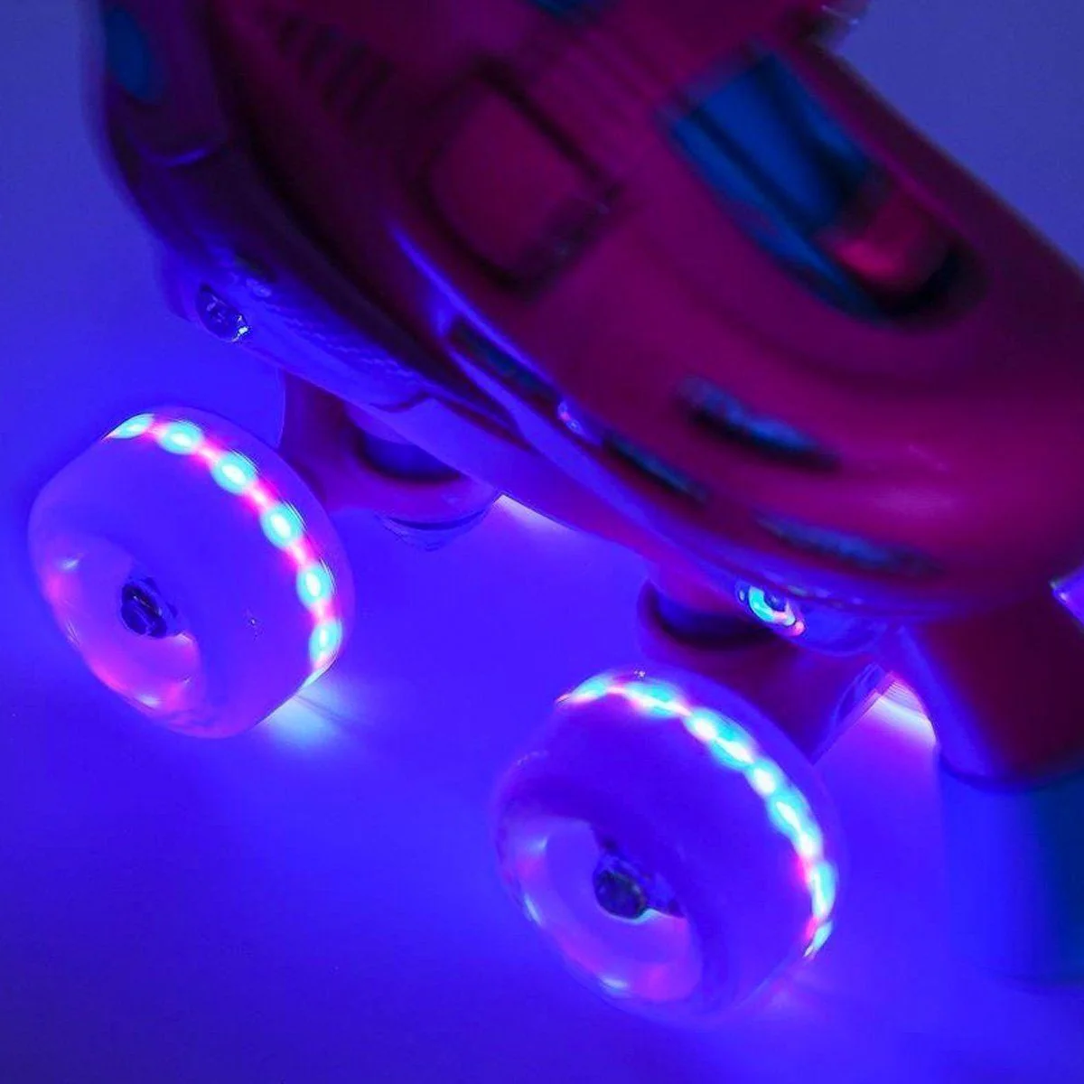 SFR Light Up Quad Wheels x4 Grey 58mm - Image 3