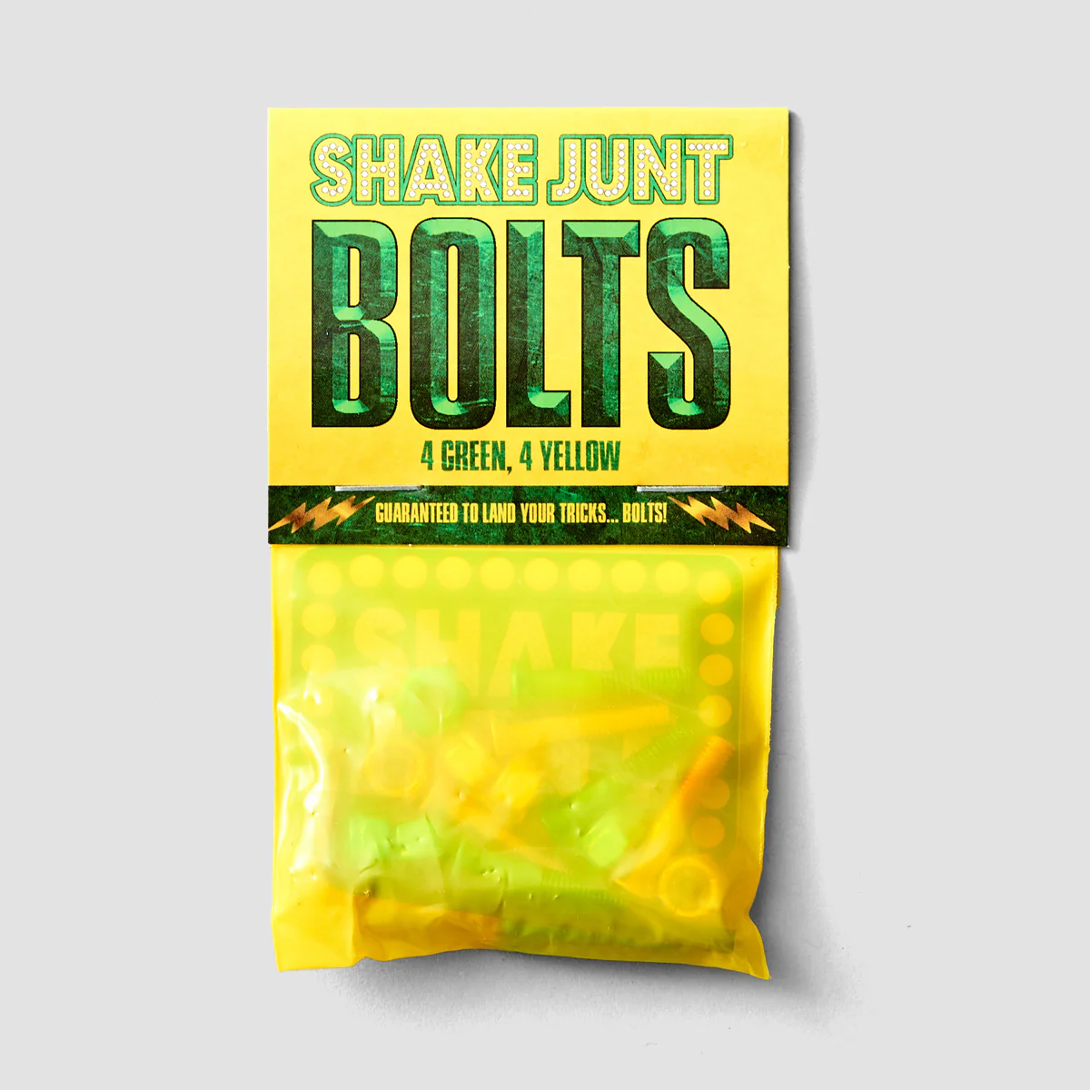 Shake Junt Allen Truck Bolts All Green/Yellow 1" - Image 2