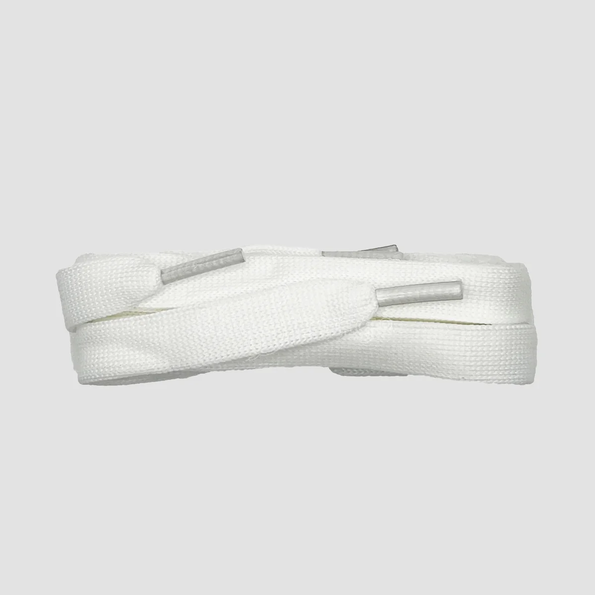 ShoeString McQueen 120cm Flat Laces (Blister Pack) White