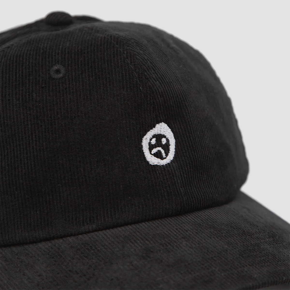 Short Straw Harvey Corduroy Cap Black - Image 4