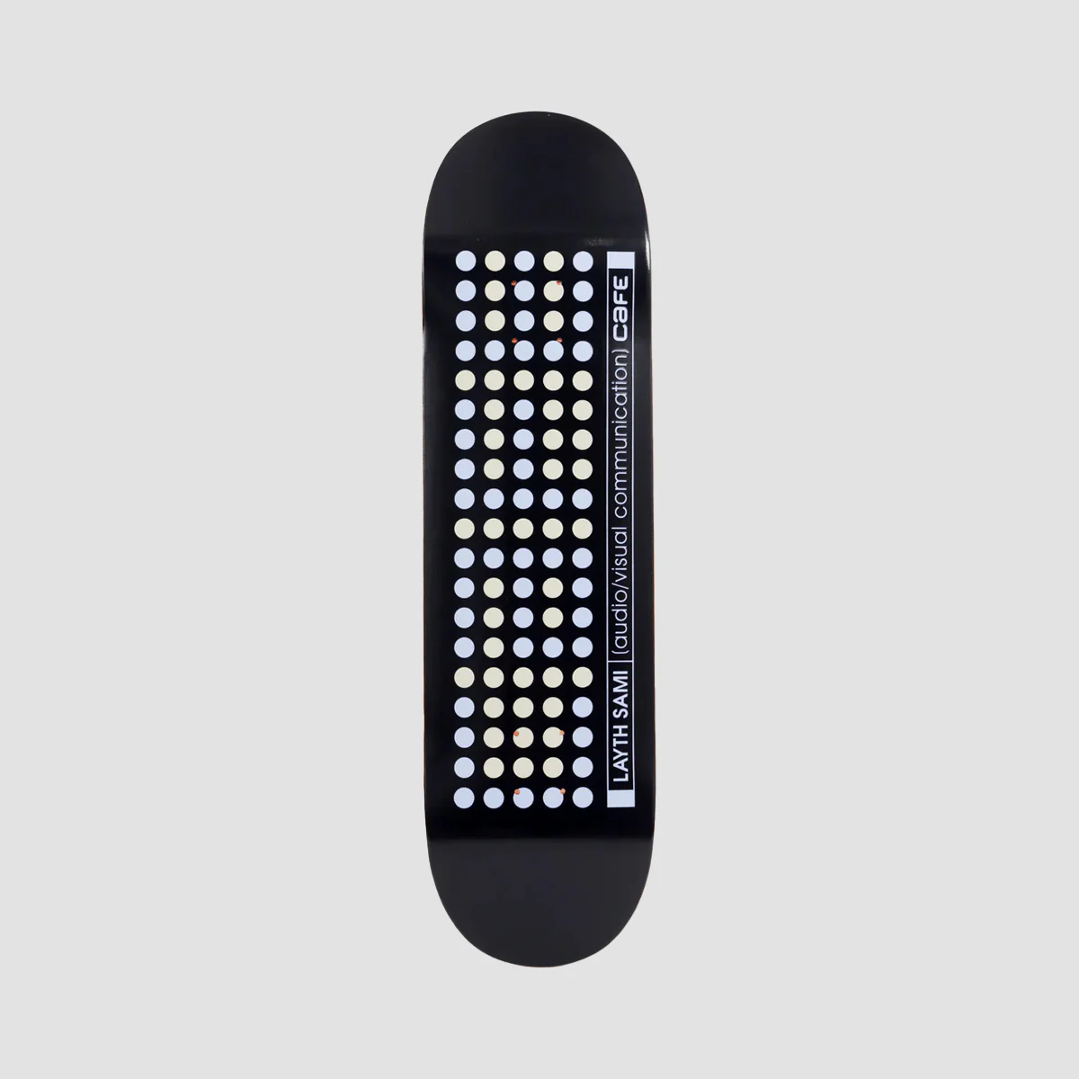 Skateboard Cafe Layth Sami Code Skateboard Deck  Embossed Navy - 8.25"