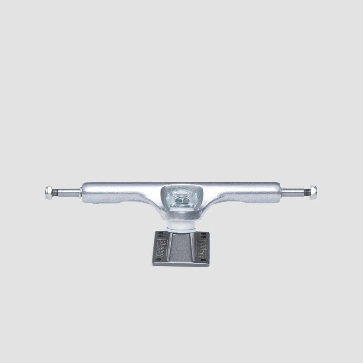 Slappy ST1 Hollow Lights (6 Hole Baseplate) Skateboard Trucks 1 Pair Gun Metal - 9" - Image 2