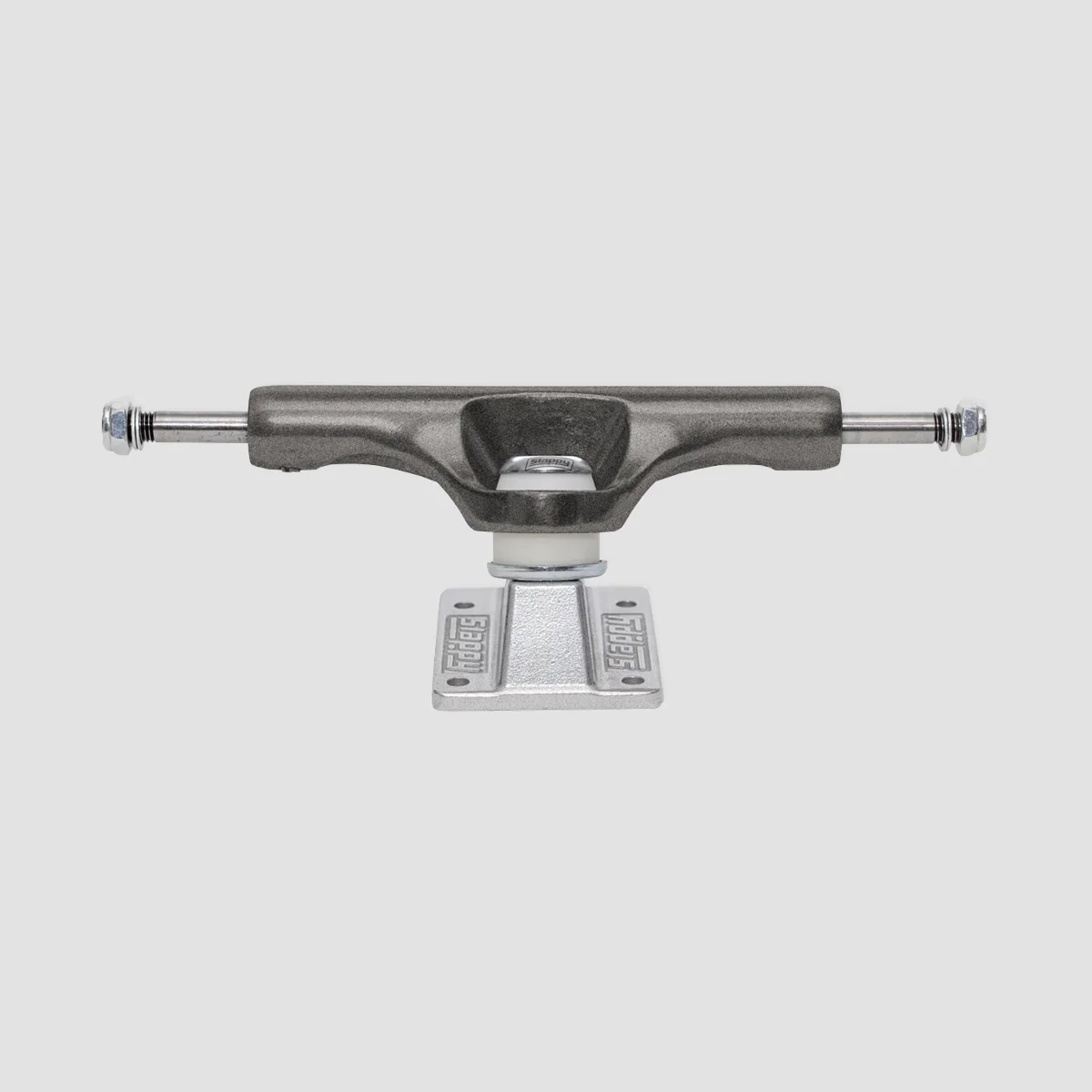 Slappy ST1 Inverted Hollow Lights/Ultra Low Kingpin Skateboard Trucks 1 Pair Gunmetal/Polished/White Gold - 8.25"