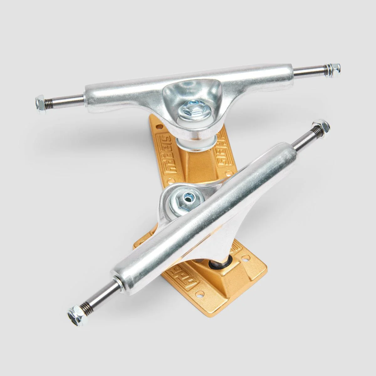Slappy ST1 Lights Skateboard Trucks 1 Pair Gold - 8.5" - Image 4