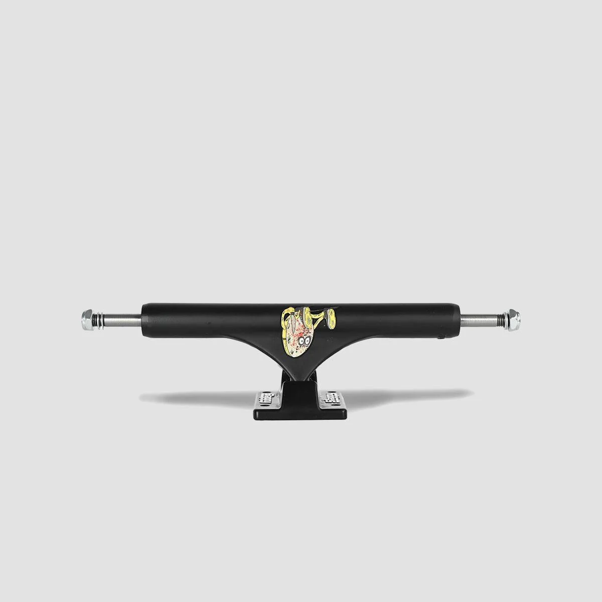 Slappy x Heroin ST1 Curb Killer Skateboard Trucks 1 Pair Matte Black - 10"