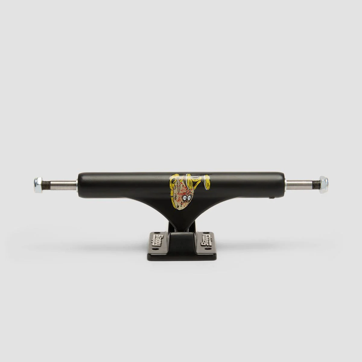 Slappy x Heroin ST1 Curb Killer Skateboard Trucks 1 Pair Matte Black - 9"