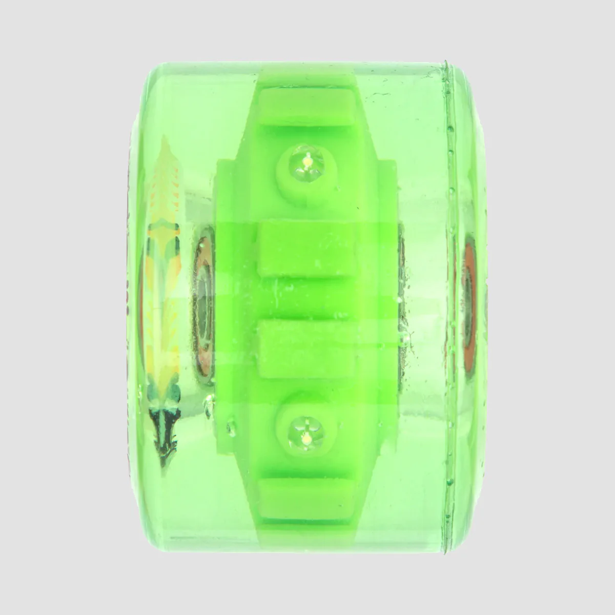 Slime Balls Angler Light Ups OG Slime 78a Skateboard Wheels Neon Green 66mm - Image 3