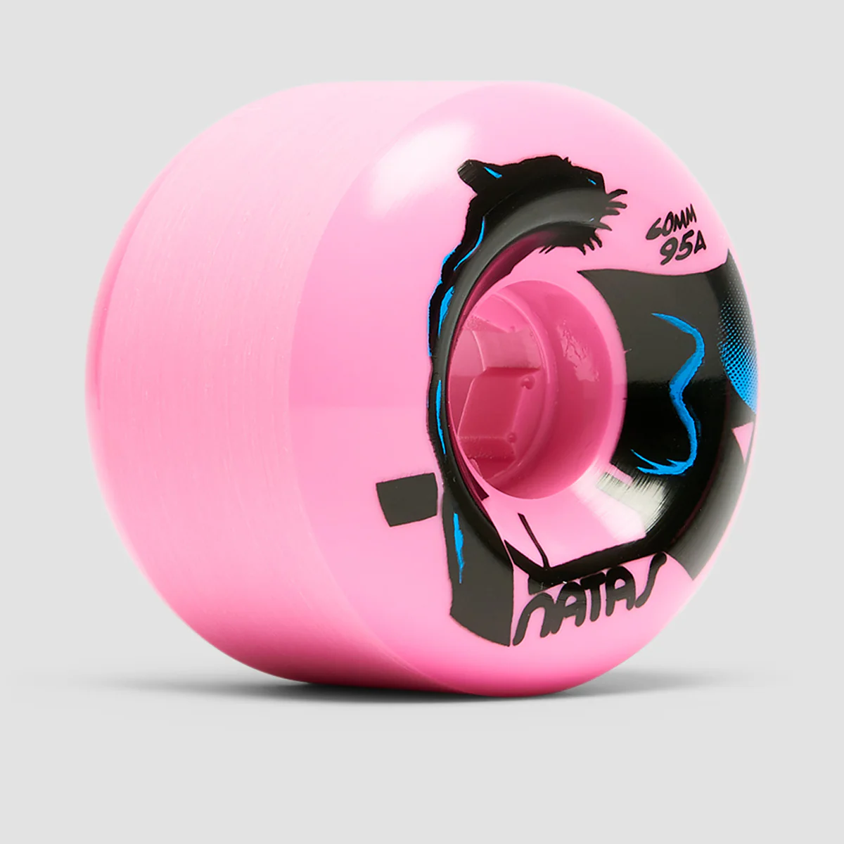 Slime Balls Natas Kaupas Panther Vomits 95a Skateboard Wheels Pink 60mm - Image 3