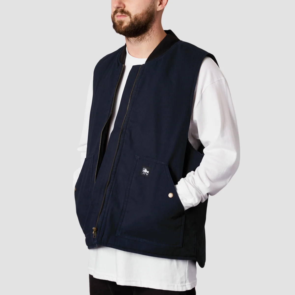 Slowgold The Grand Tourer DLX Vest Dark Navy - Image 3