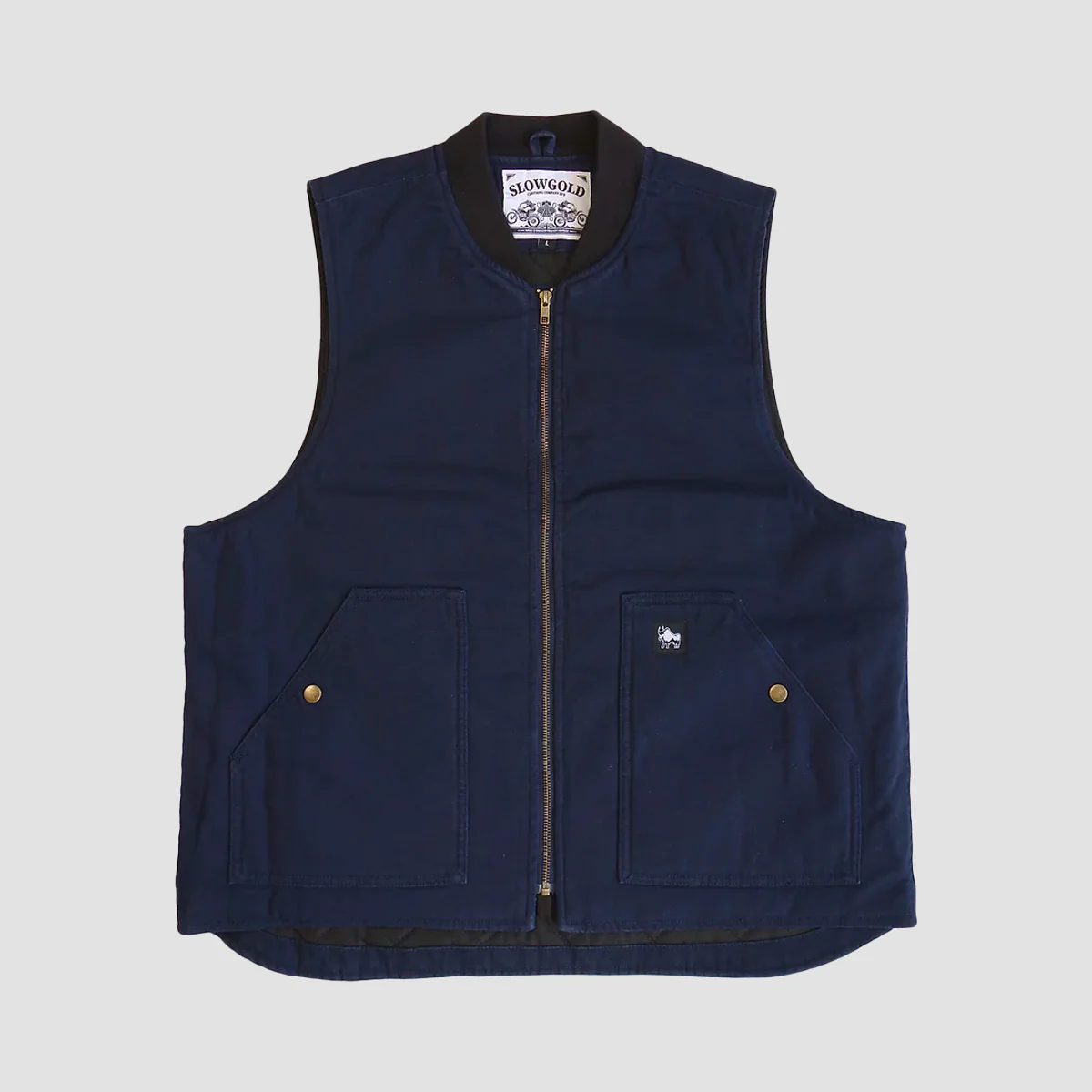 Slowgold The Grand Tourer DLX Vest Dark Navy - Image 7
