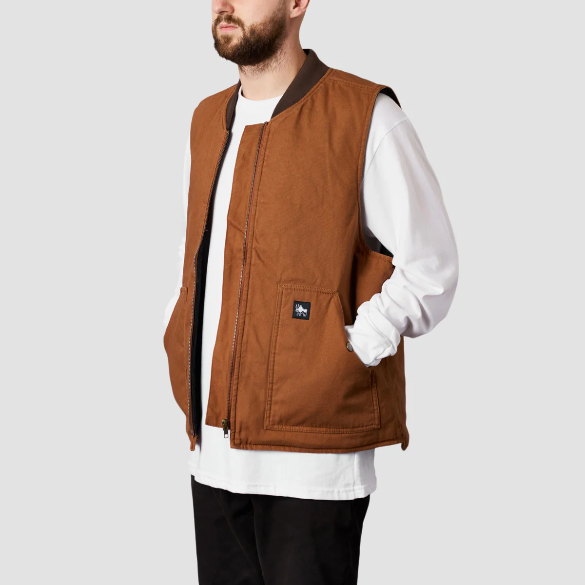 Slowgold The Grand Tourer DLX Vest Shadow Brown - Image 3