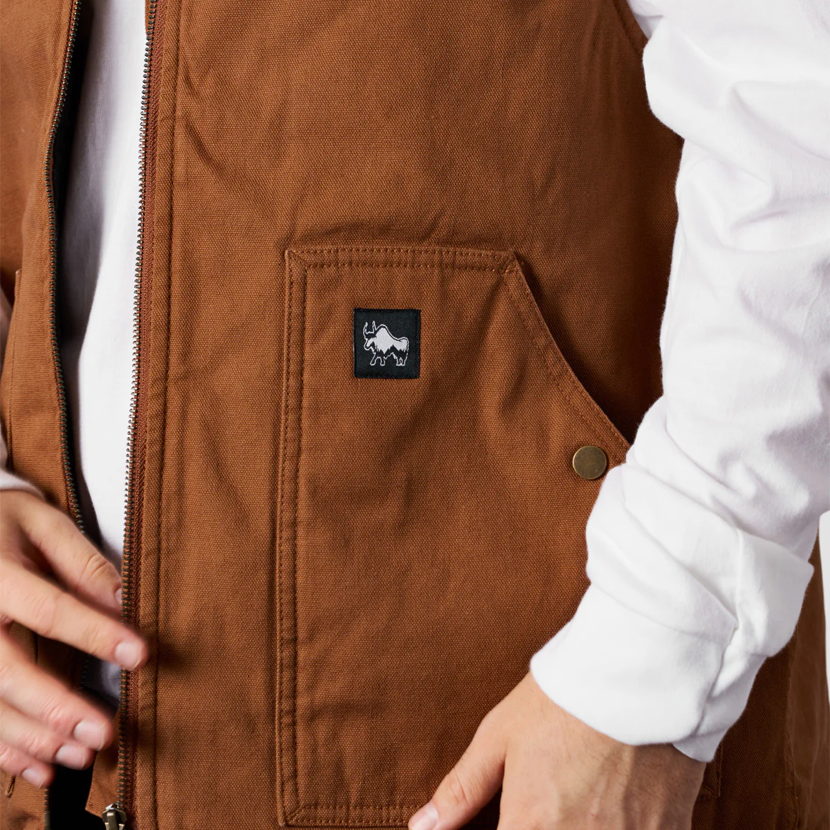 Slowgold The Grand Tourer DLX Vest Shadow Brown - Image 5
