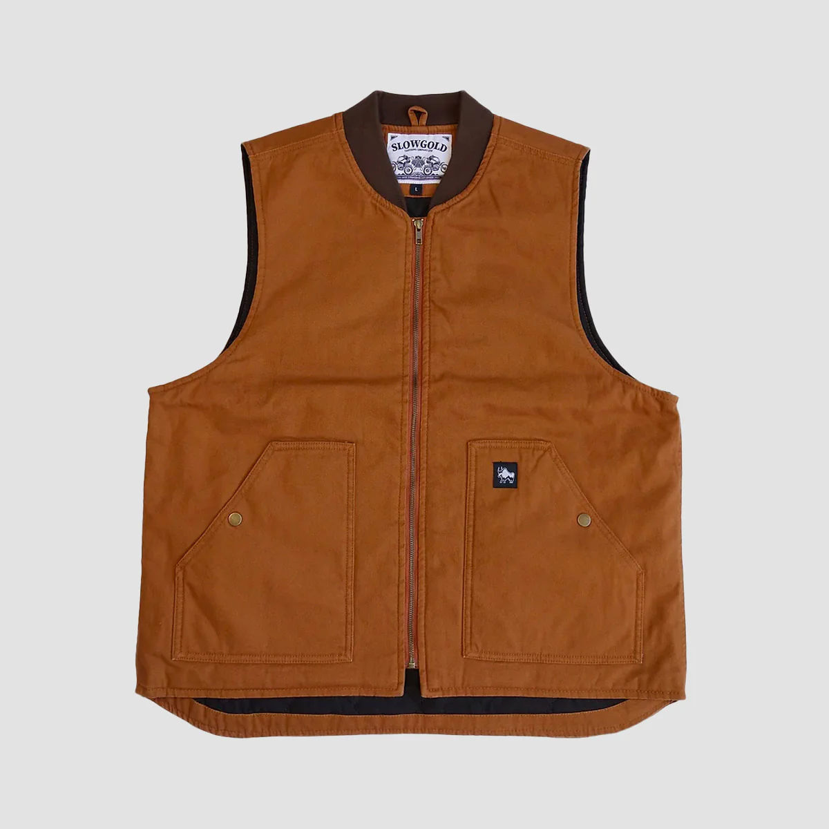 Slowgold The Grand Tourer DLX Vest Shadow Brown - Image 7