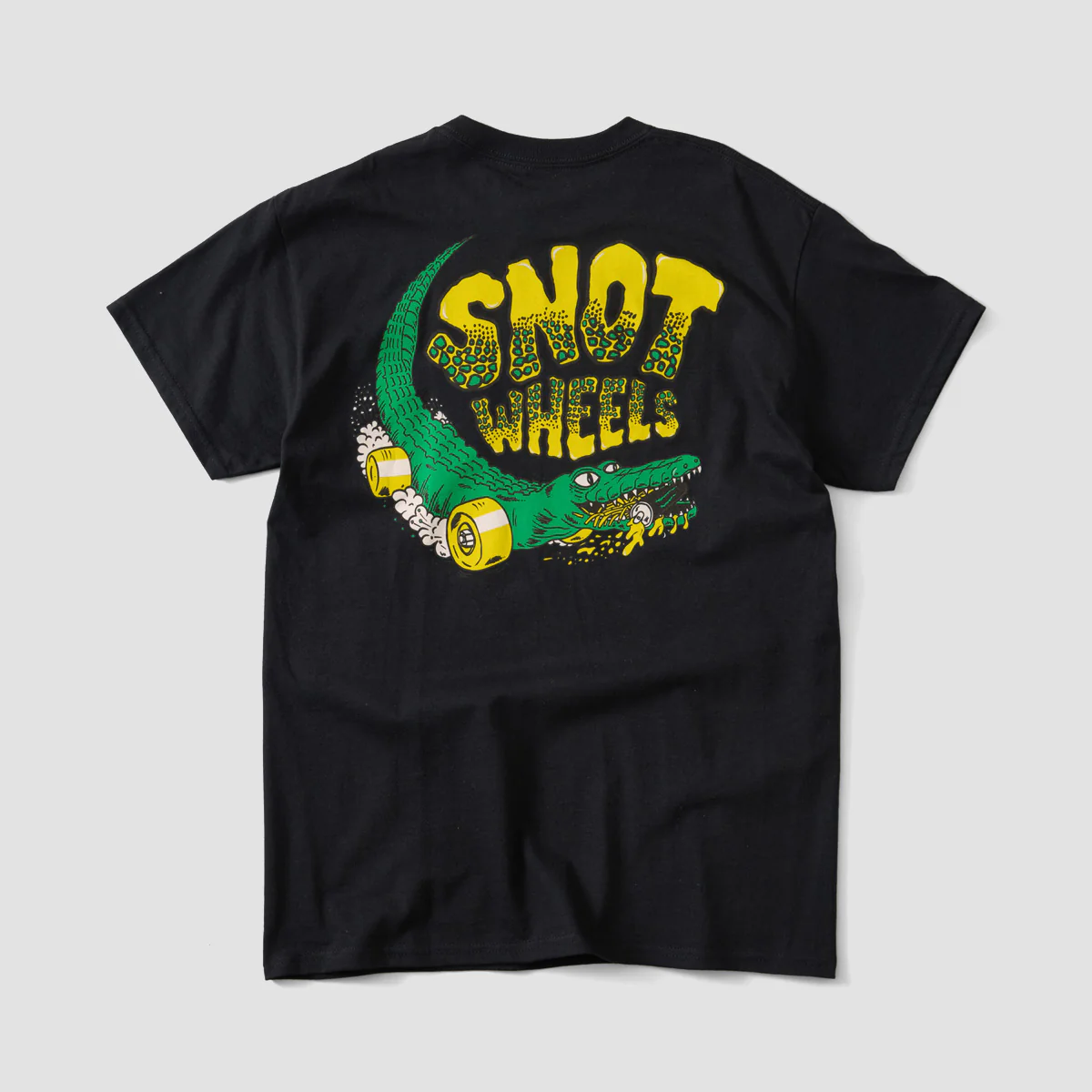 Snot Wheels Gator T-Shirt Black - Image 2