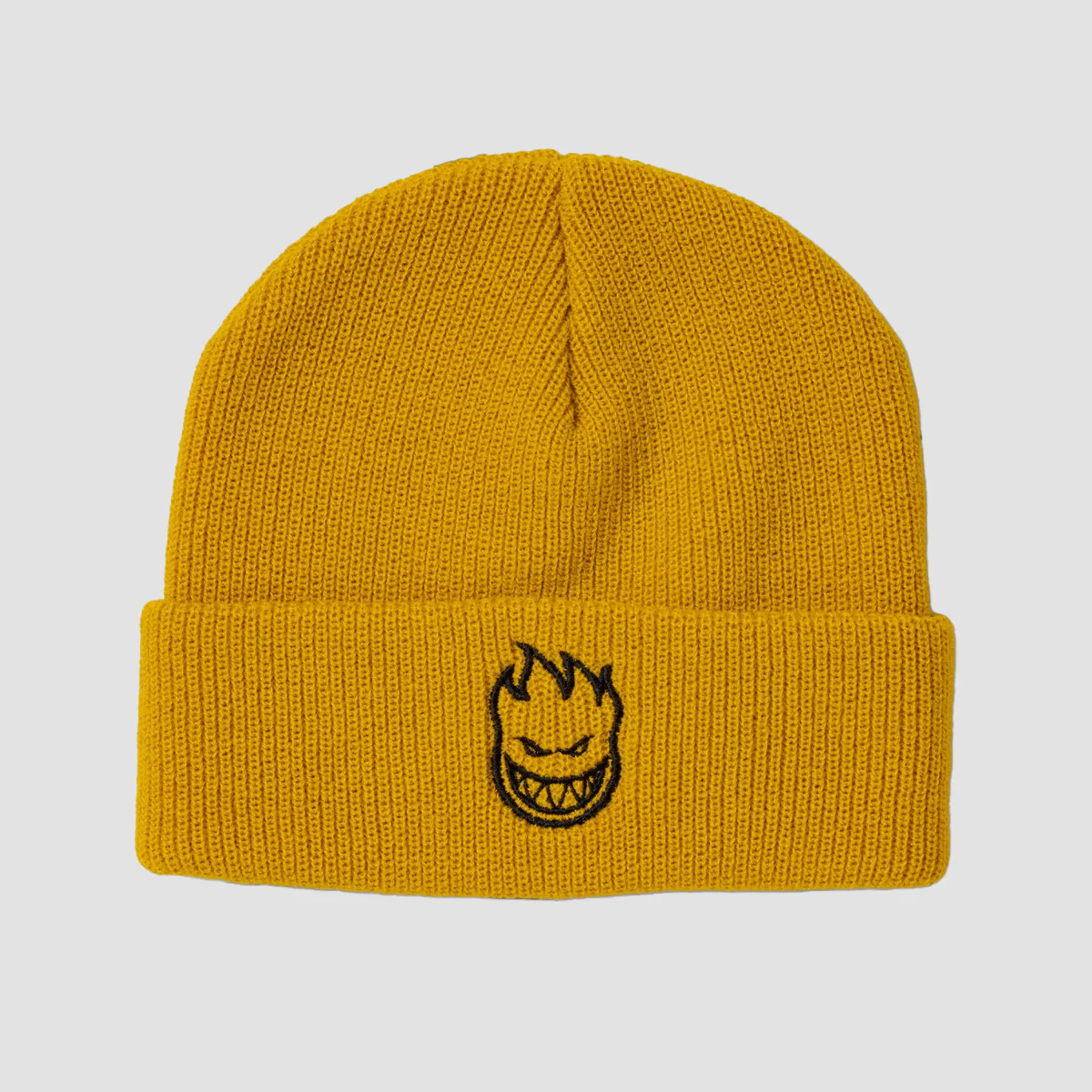 Spitfire Bighead Cuff Beanie Mustard/Black