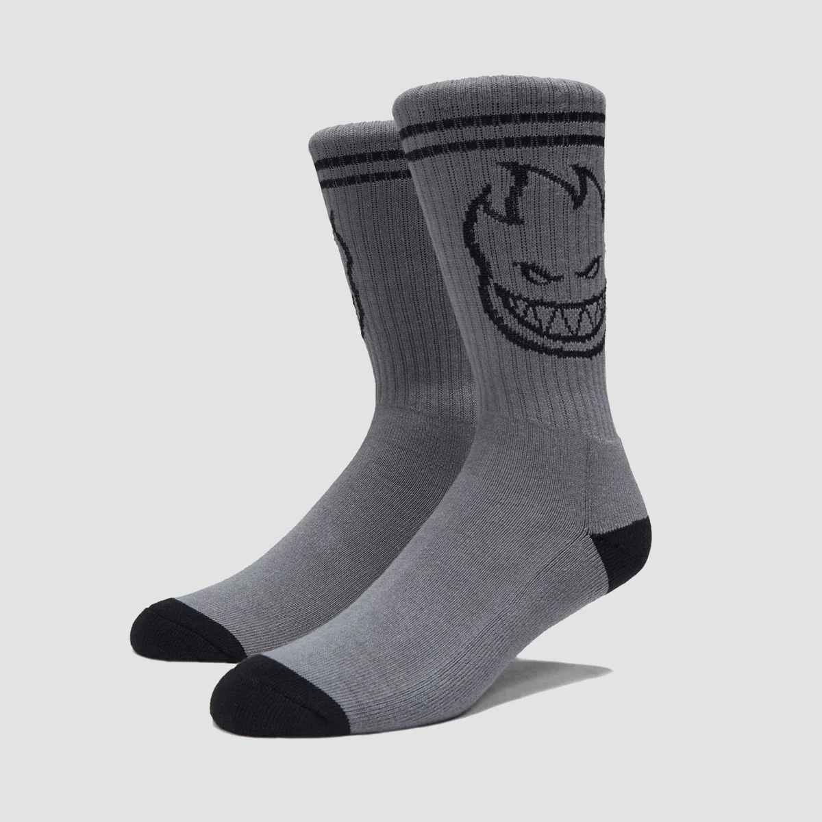 Spitfire Bighead Socks Charcoal/Black