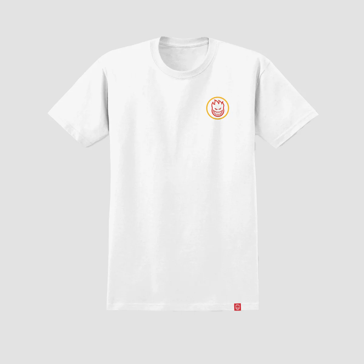 Spitfire Classic Swirl Overlay T-Shirt White/Yellow - Image 2