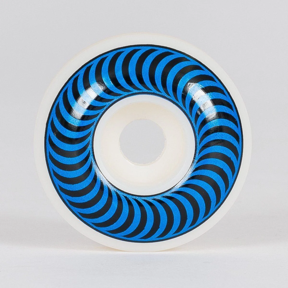 Spitfire Classic Skateboard Wheels White/Navy Blue 56mm - Image 2