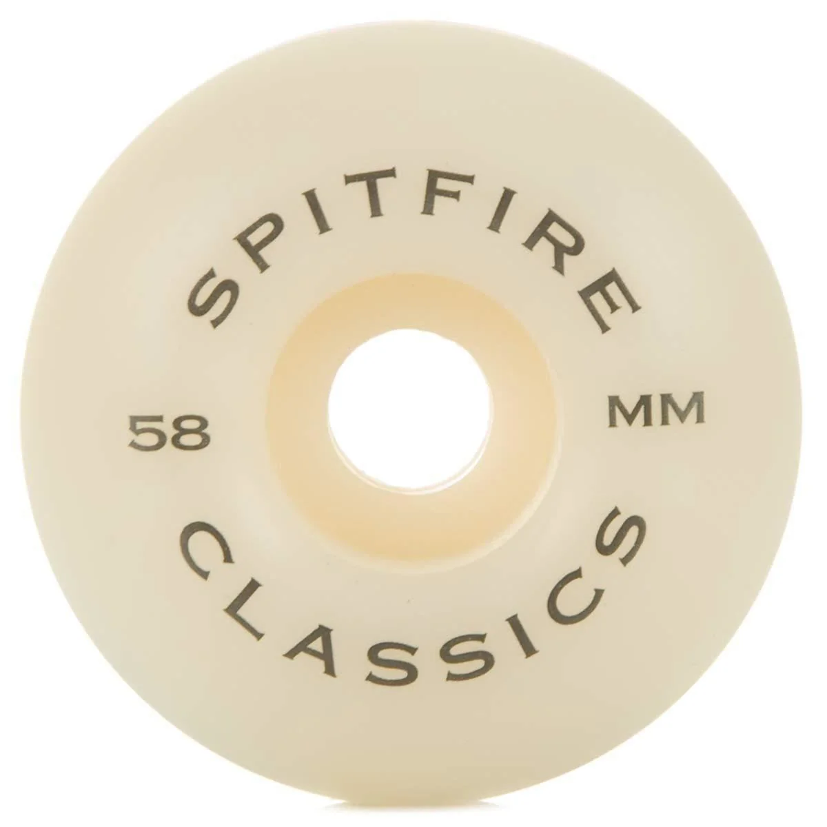 Spitfire Classic Skateboard Wheels White/Purple 58mm - Image 2