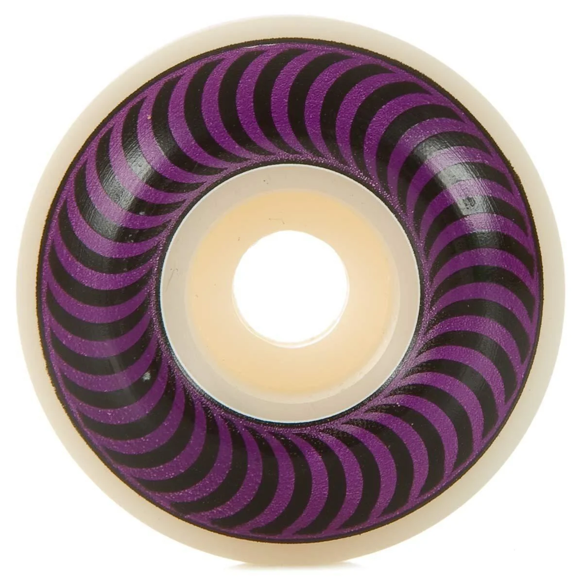 Spitfire Classic Skateboard Wheels White/Purple 58mm - Image 3
