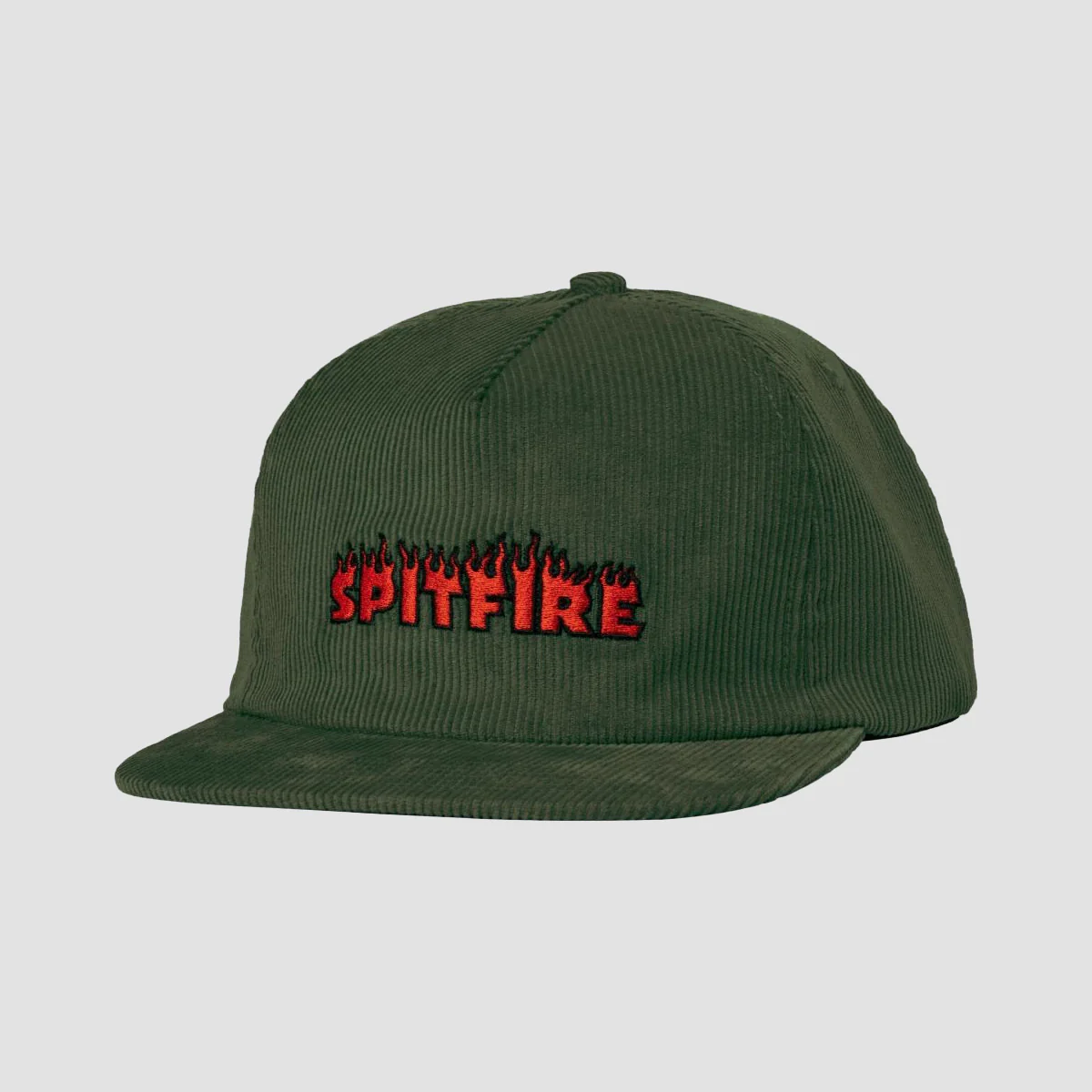 Spitfire Demonseed Script Snapback Cap Green
