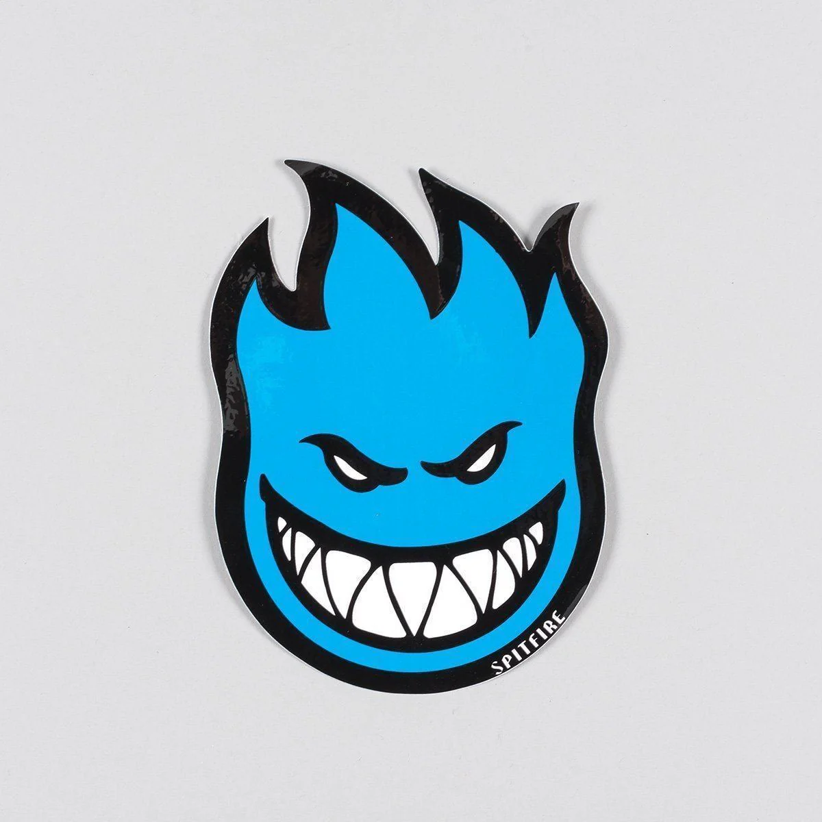 Spitfire Fireball Sticker Medium Blue 150x100mm
