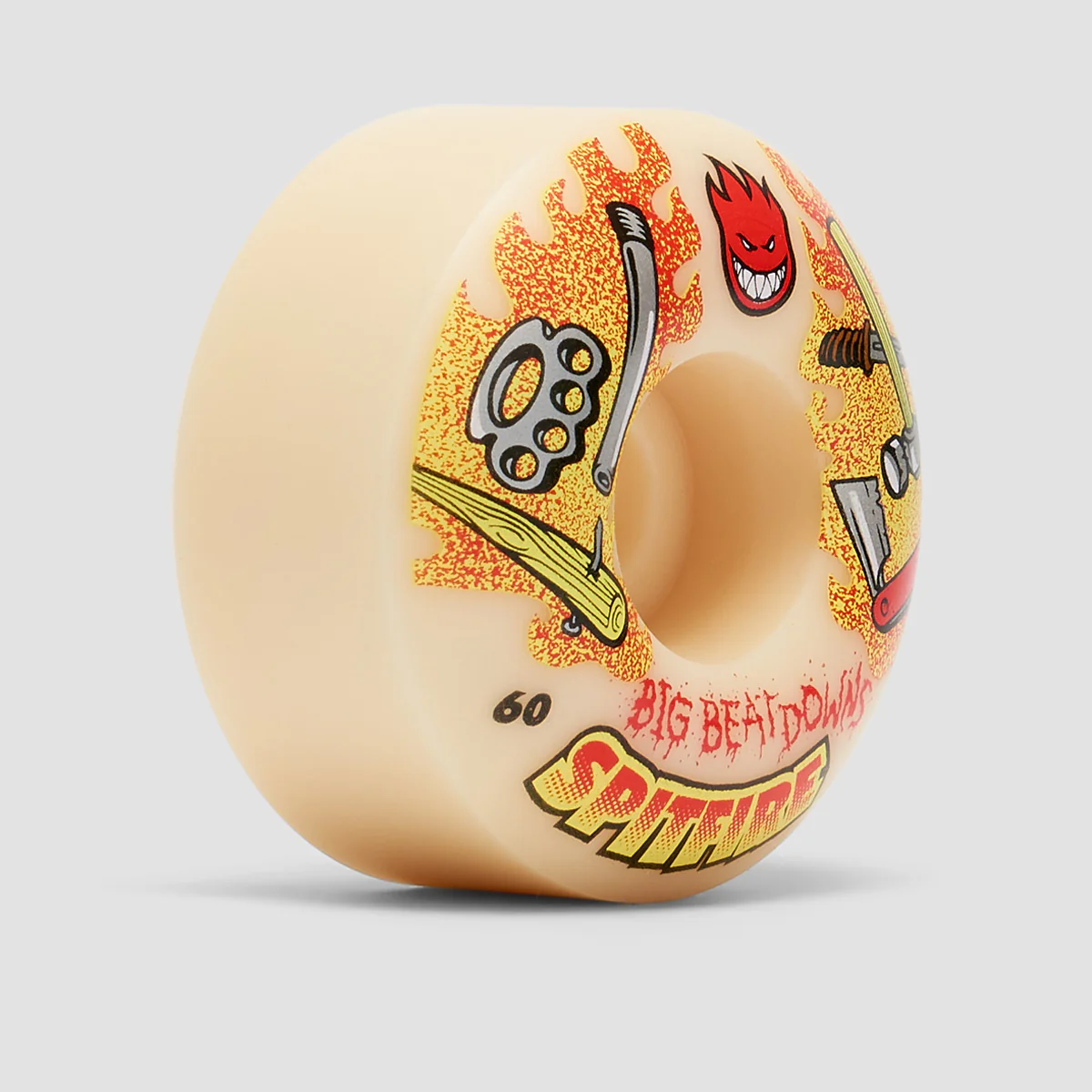 Spitfire Formula Four Big Beatdowns Classic 99DU Wheels Natural 60mm - Image 2