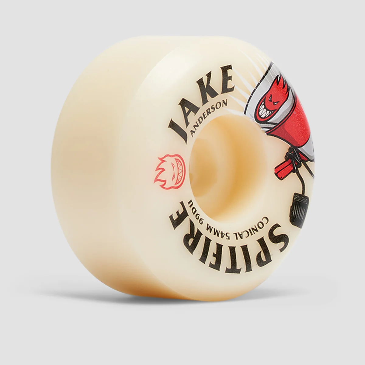 Spitfire Formula Four Burn Squad Jake Anderson Conical 99DU Skateboard Wheels Natural 54mm - Image 2