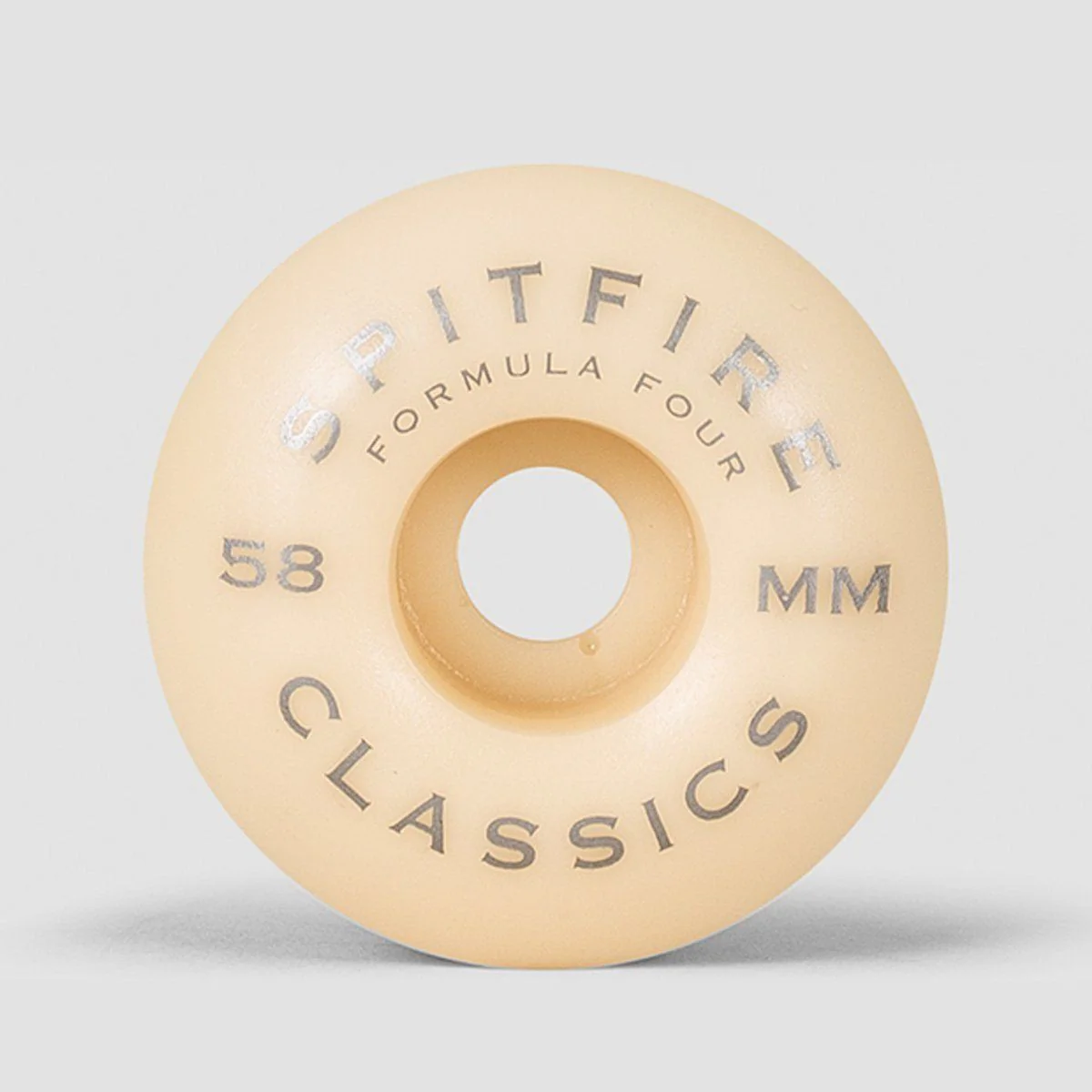 Spitfire Formula Four Classic 99DU Skateboard Wheels Natural/Purple 58mm - Image 2