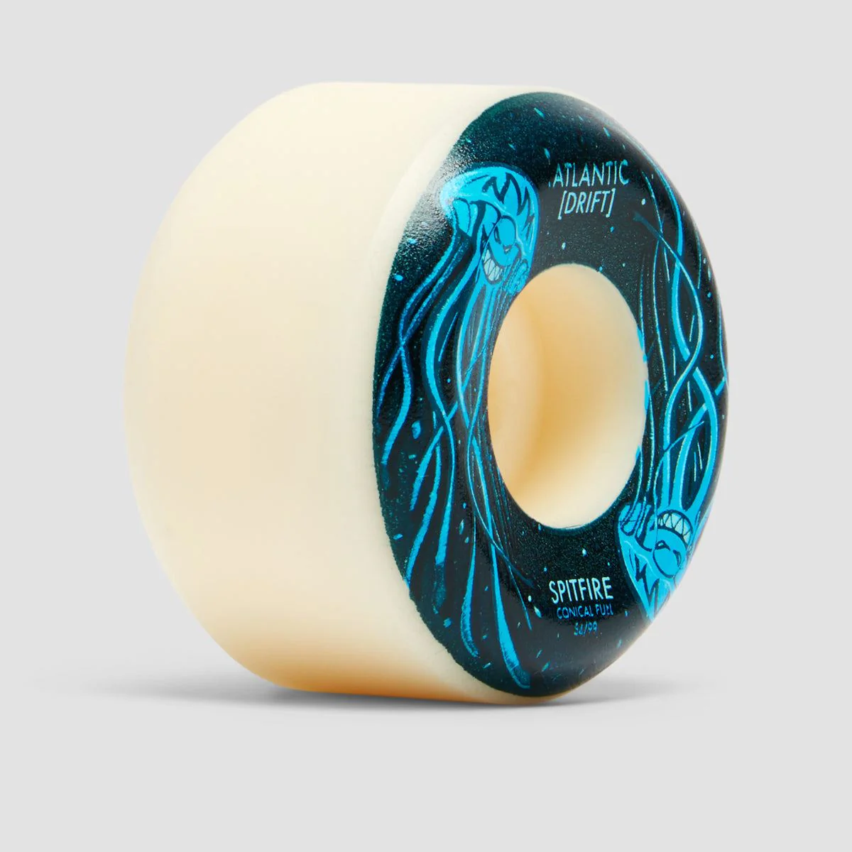 Spitfire Formula Four Conical Full 99DU X Atlantic Drift Skateboard Wheels Natural 54mm - Image 2