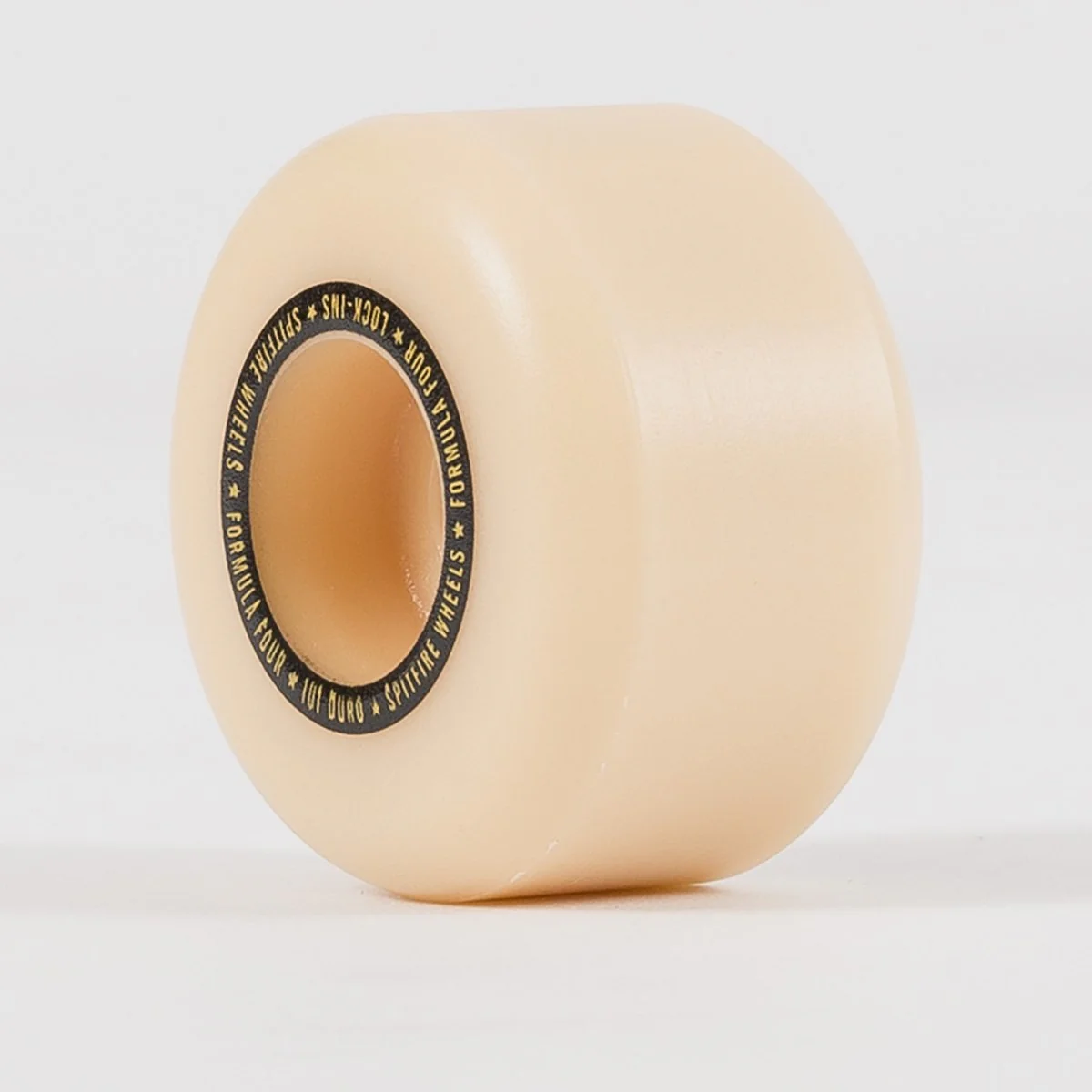 Spitfire Formula Four Lock-Ins 101a Skateboard Wheels White/Red 52mm - Image 4