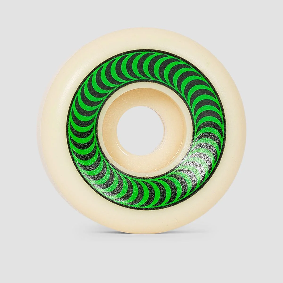 Spitfire Formula Four OG Classic 99DU Skateboard Wheels Natural/Green 52mm - Image 3