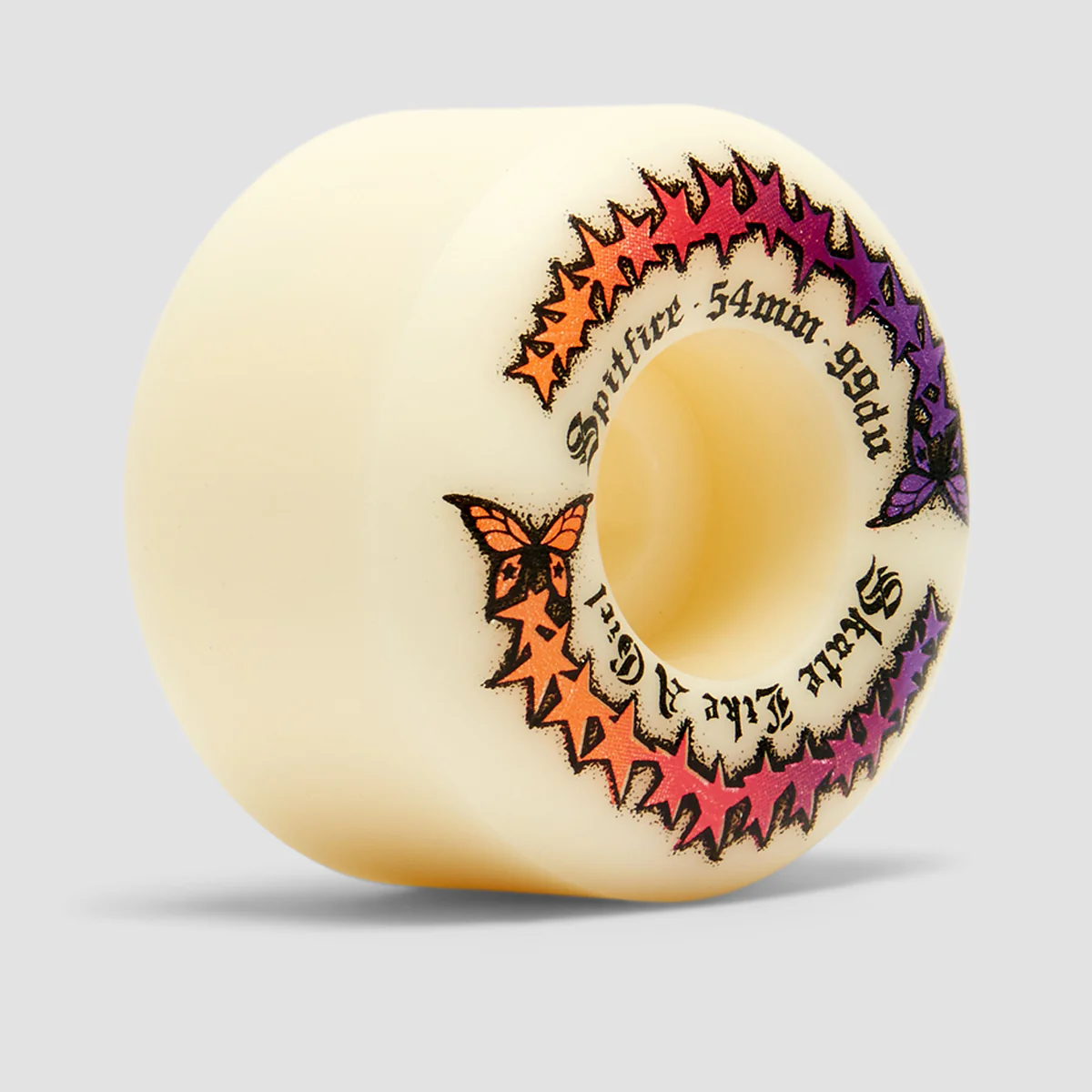 Spitfire Formula Four Skate Like a Girl Radial Full 99DU Skateboard Wheels Natural 54mm - Image 2