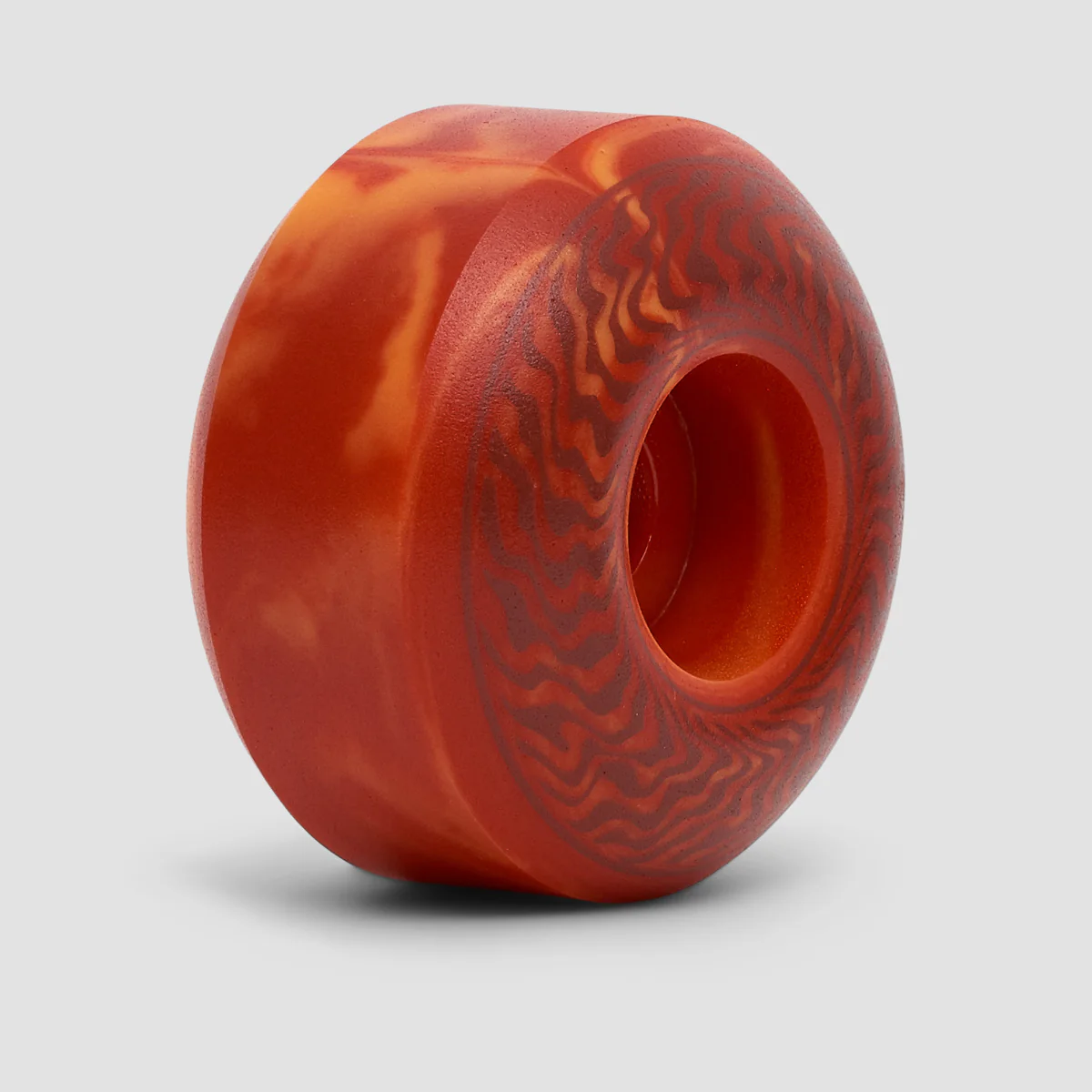 Spitfire Formula Four Swirled Classic 99DU Skateboard Wheels Red/Orange 56mm - Image 2