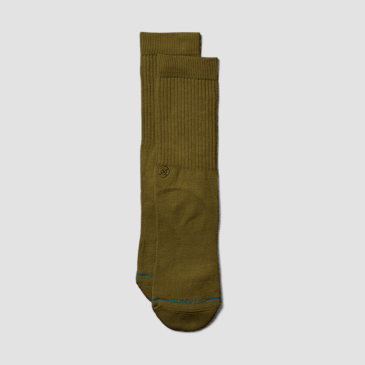 Stance Icon Crew Socks Olive