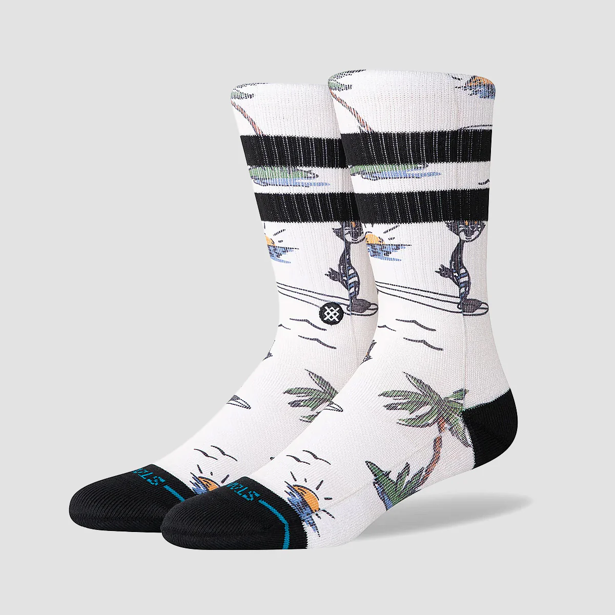 Stance Kool Katz Surf Crew Socks Canvas