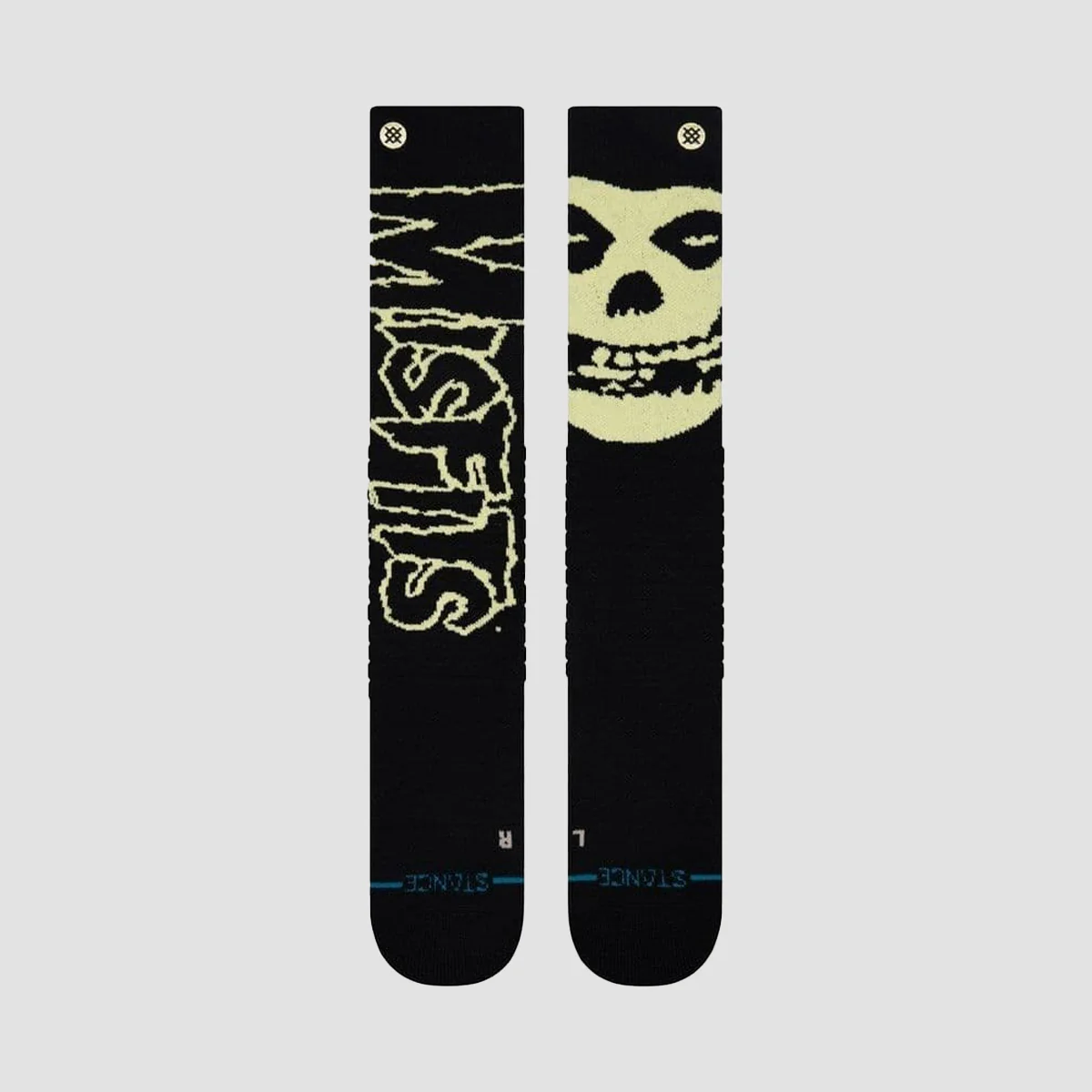 Stance Misfits Wool Snow Socks Black