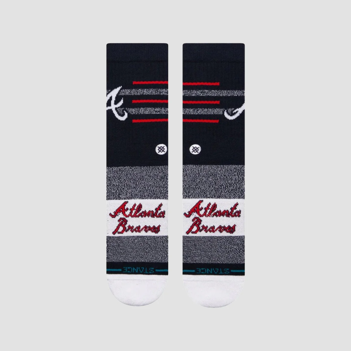 Stance MLB Atlanta Braves Closer Crew Socks Navy - Image 2