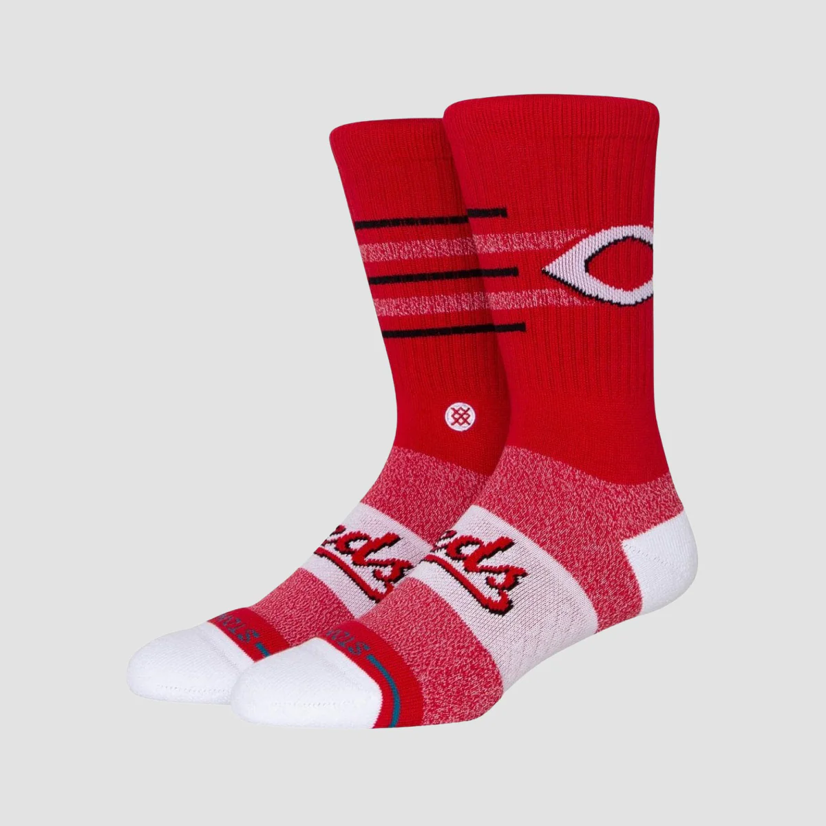 Stance MLB Cincinnati Reds Closer Crew Socks Red