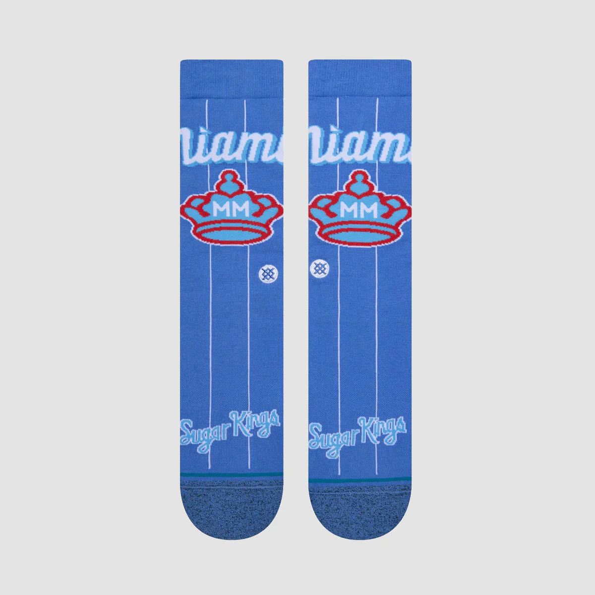 Stance MLB Miami Marlins City Connect Crew Socks Blue - Image 2