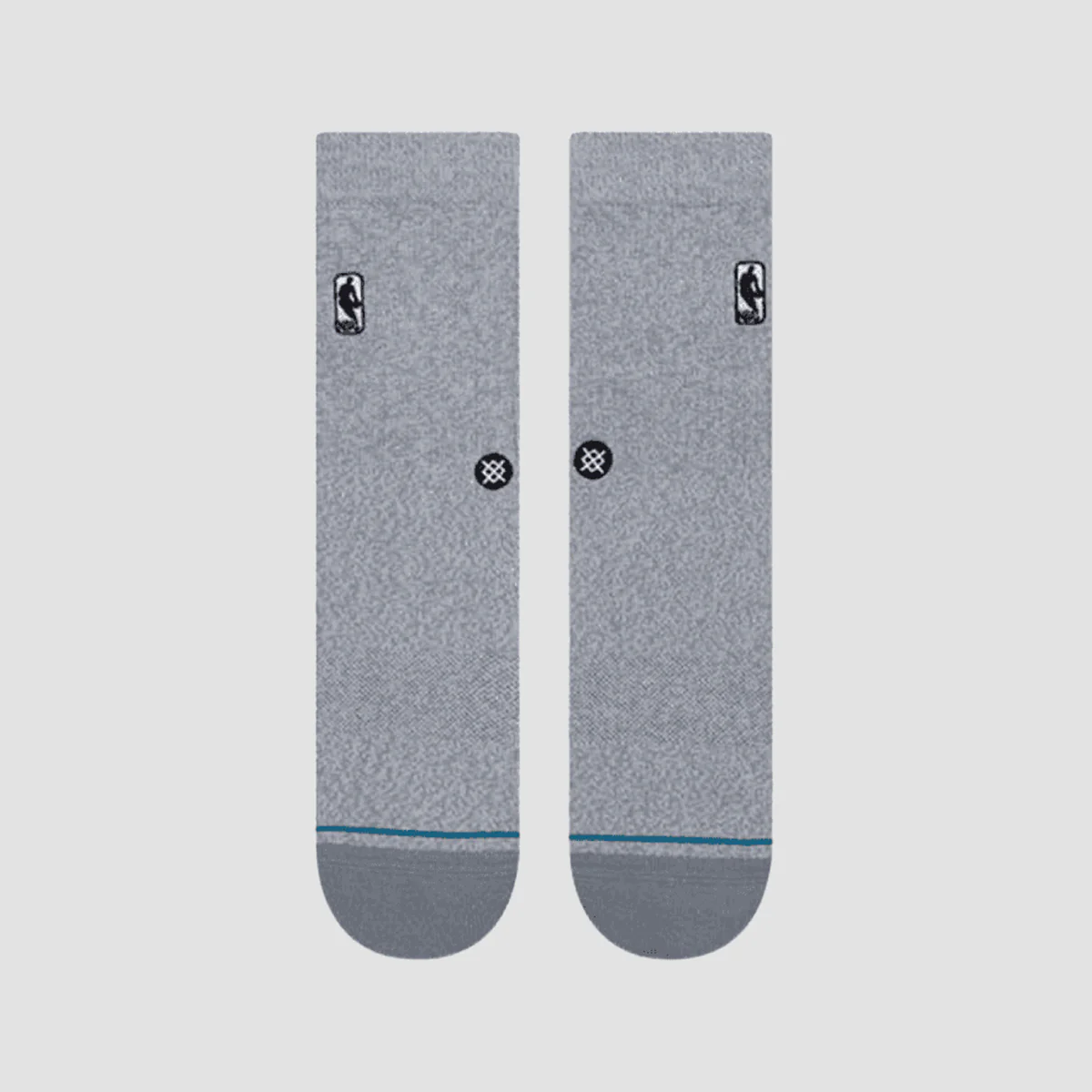 Stance NBA Logoman ST Crew Socks Grey - Image 2