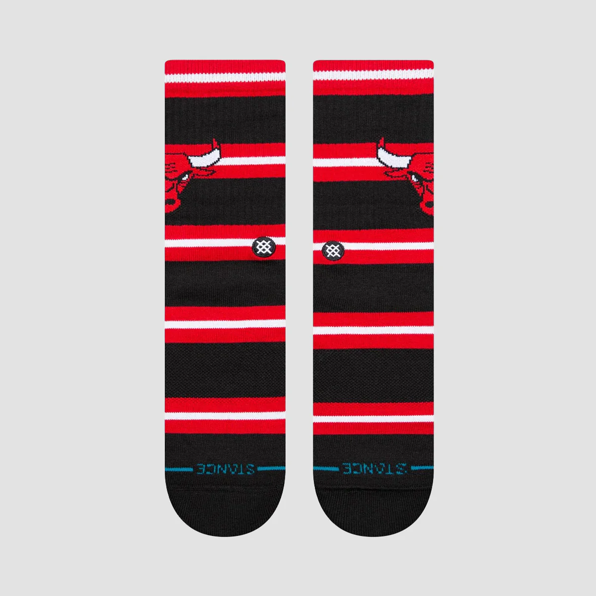 Stance NBA Prep Chicago Bulls Crew Socks Black - Image 2