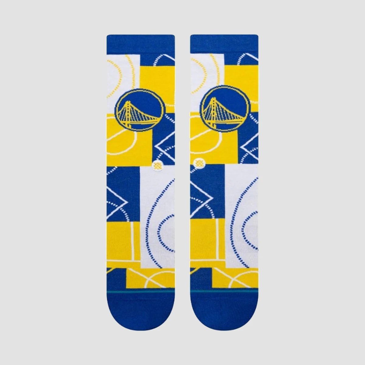 Stance NBA Zone Golden State Warriors Crew Socks Royal - Image 2