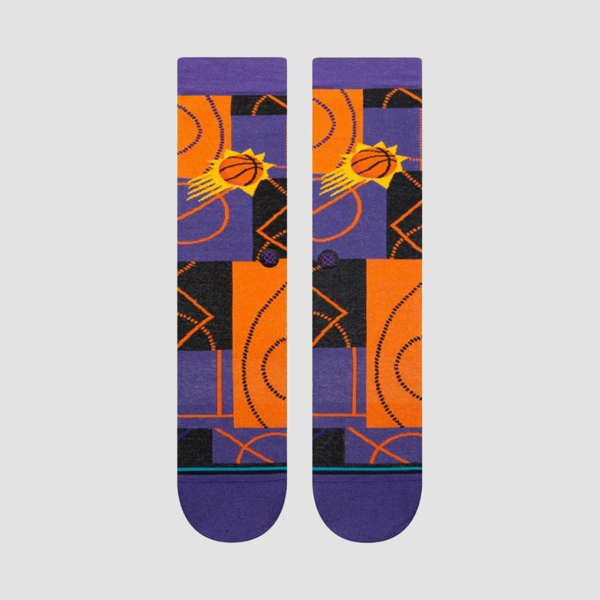 Stance NBA Zone Phoenix Suns Crew Socks Black - Image 2