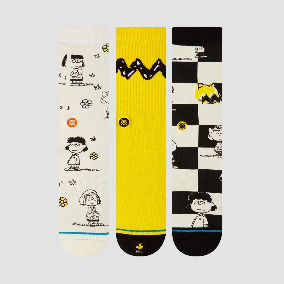 Stance Peanuts Socks 3 Pack Box Set Multi