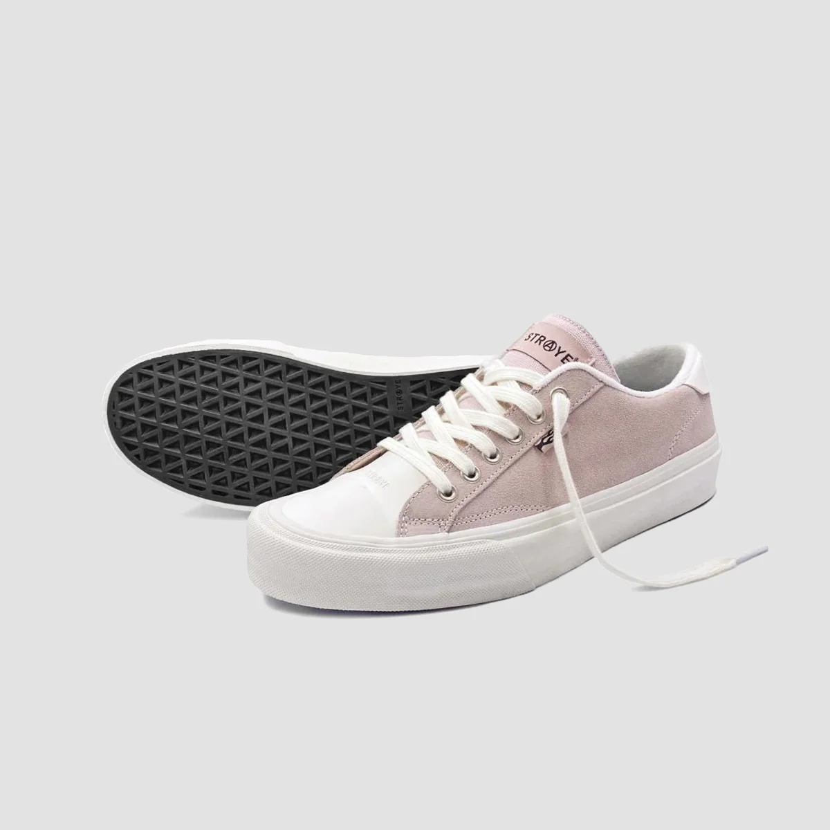 STRAYE Stanley Shoes - Blush/Cream Suede - Image 2