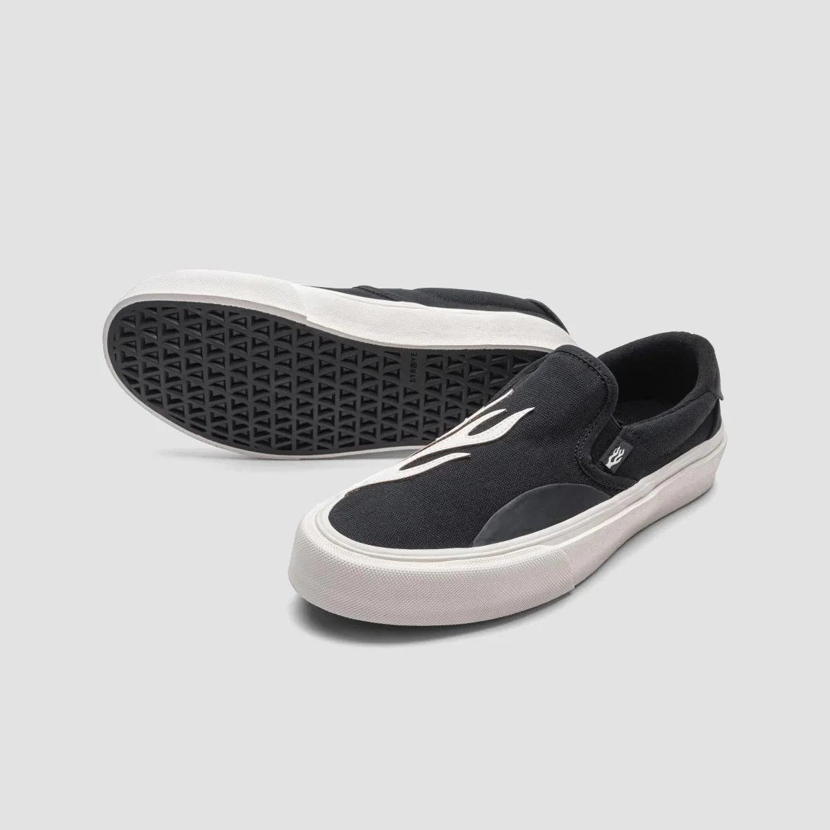 STRAYE Ventura XR Slip On Shoes - Flame Black/Cream - Image 2