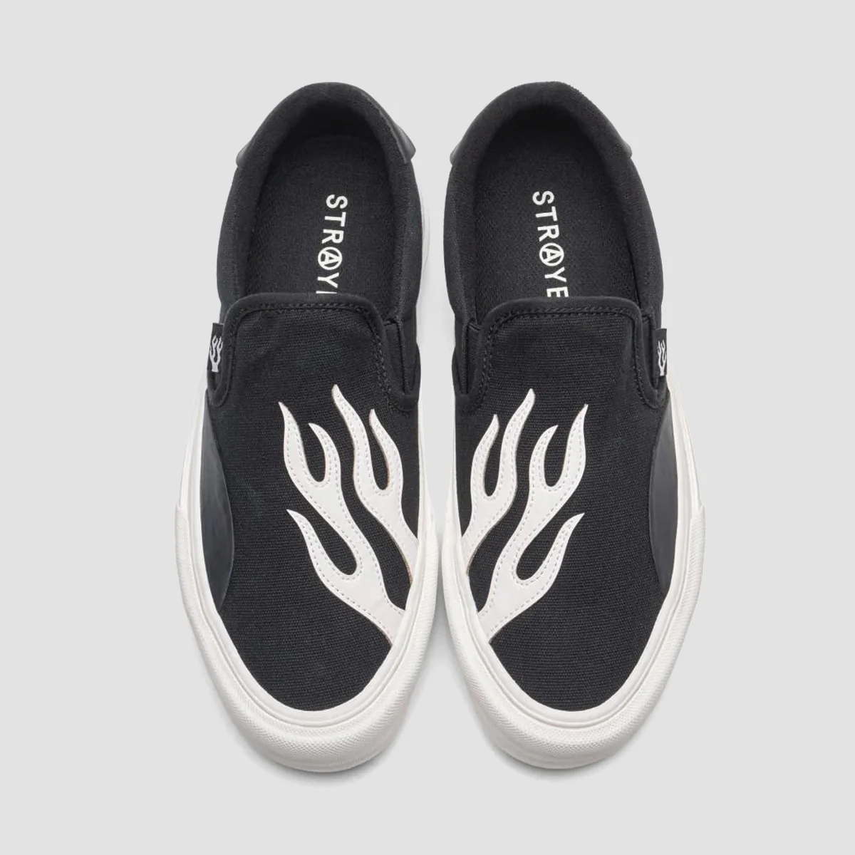 STRAYE Ventura XR Slip On Shoes - Flame Black/Cream - Image 3